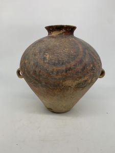 Majiayao Culture (2700 A. C) - Bellissima urna cineraria con decorazione Engobe